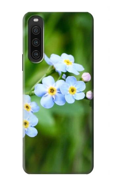 S1818 Forget Me Not Case Cover Custodia per Sony Xperia 10 V S1818 Forget Me Not Case Cover Custodia per Sony Xperia 10 V