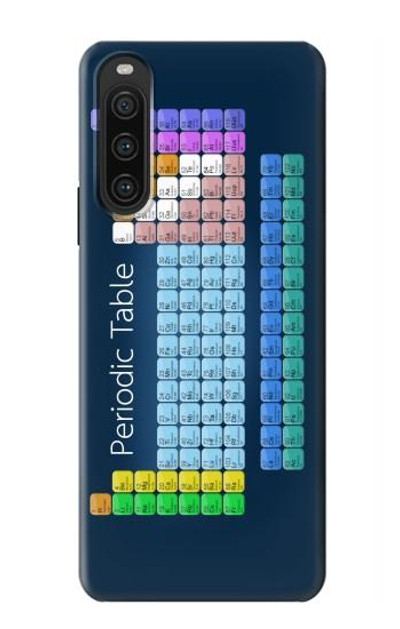 S1847 Periodic Table Case Cover Custodia per Sony Xperia 10 V