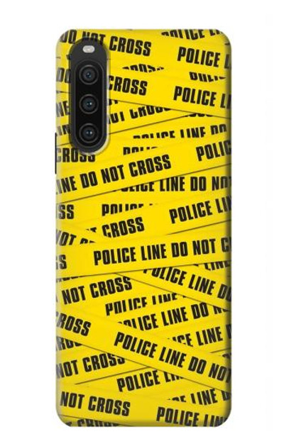 S2088 Police Line Do Not Cross Case Cover Custodia per Sony Xperia 10 V