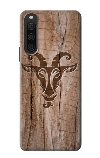 S2183 Goat Wood Graphic Printed Case Cover Custodia per Sony Xperia 10 V
