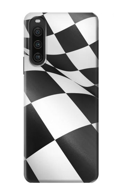 S2408 Checkered Winner Flag Case Cover Custodia per Sony Xperia 10 V S2408 Checkered Winner Flag Case Cover Custodia per Sony Xperia 10 V