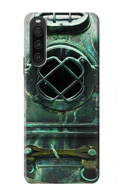 S2632 Antique Vintage Deep Sea Diver Helmet Case Cover Custodia per Sony Xperia 10 V