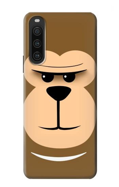 S2721 Cute Grumpy Monkey Cartoon Case Cover Custodia per Sony Xperia 10 V