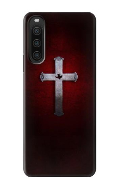 S3160 Christian Cross Case Cover Custodia per Sony Xperia 10 V