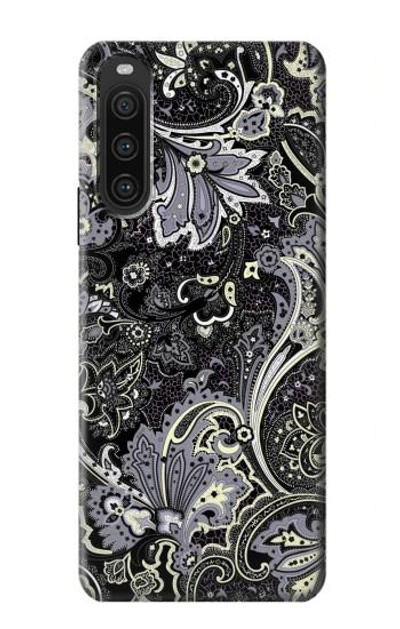 S3251 Batik Flower Pattern Case Cover Custodia per Sony Xperia 10 V