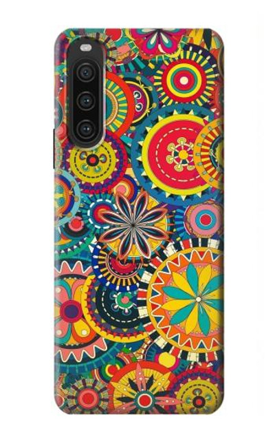 S3272 Colorful Pattern Case Cover Custodia per Sony Xperia 10 V