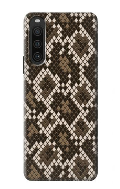 S3389 Seamless Snake Skin Pattern Graphic Case Cover Custodia per Sony Xperia 10 V