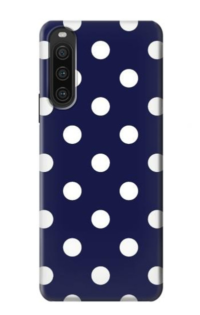 S3533 Blue Polka Dot Case Cover Custodia per Sony Xperia 10 V