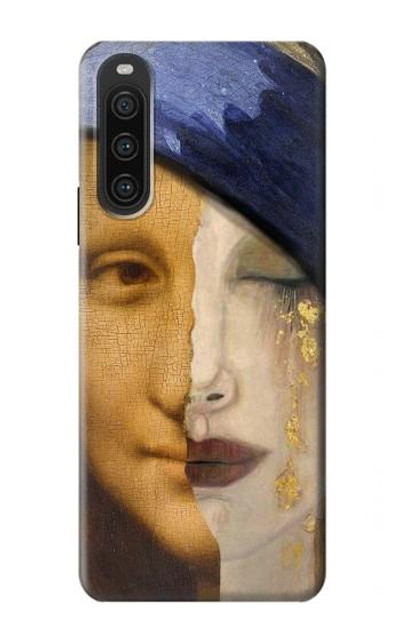 S3853 Mona Lisa Gustav Klimt Vermeer Case Cover Custodia per Sony Xperia 10 V