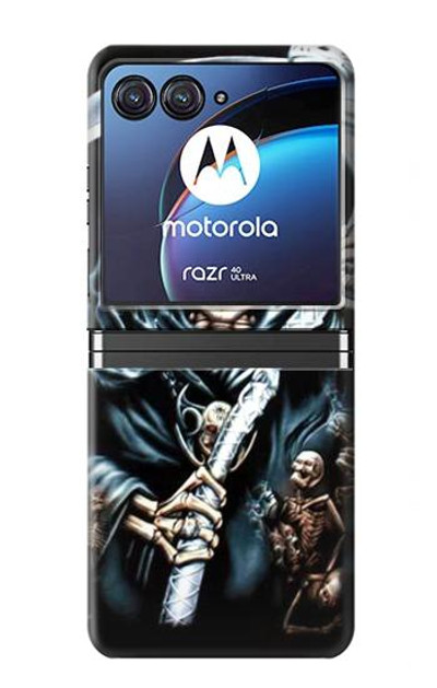 S0295 Grim Reaper Case Cover Custodia per Motorola Razr 40 Ultra