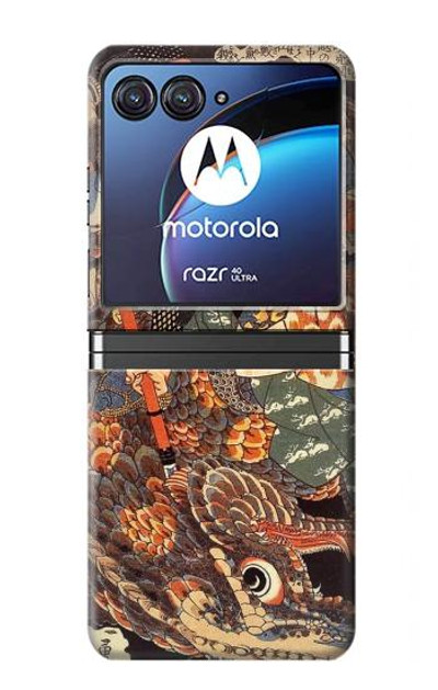 S0914 Ronin Miyamoto Musashi Case Cover Custodia per Motorola Razr 40 Ultra