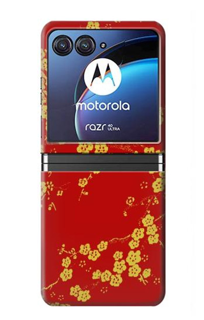 S2050 Cherry Blossoms Chinese Graphic Printed Case Cover Custodia per Motorola Razr 40 Ultra
