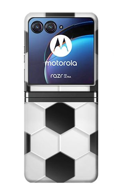 S2061 Football Soccer Pattern Case Cover Custodia per Motorola Razr 40 Ultra