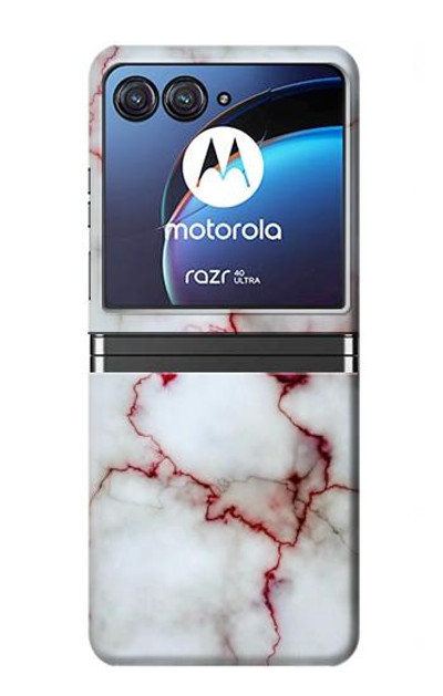 S2920 Bloody Marble Case Cover Custodia per Motorola Razr 40 Ultra