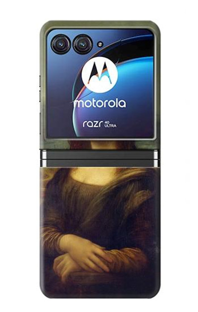 S3038 Mona Lisa Da Vinci Painting Case Cover Custodia per Motorola Razr 40 Ultra