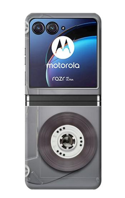 S3159 Cassette Tape Case Cover Custodia per Motorola Razr 40 Ultra