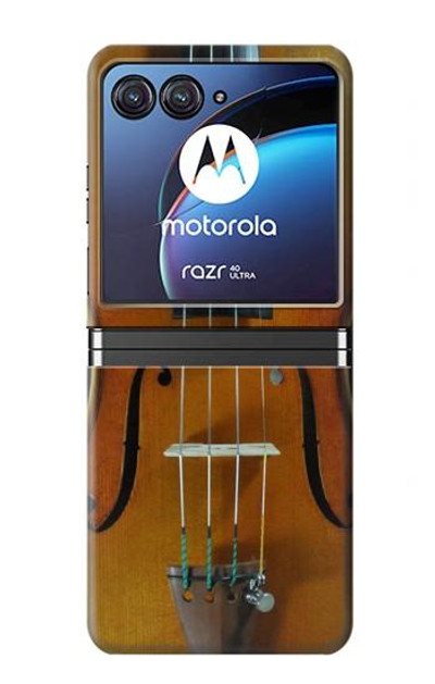 S3234 Violin Case Cover Custodia per Motorola Razr 40 Ultra