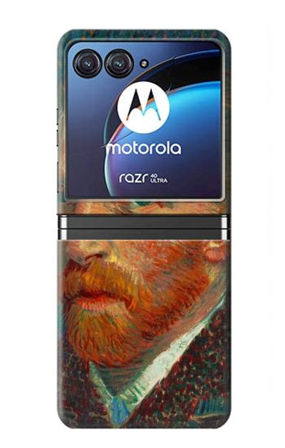 S3335 Vincent Van Gogh Self Portrait Case Cover Custodia per Motorola Razr 40 Ultra