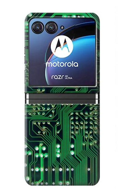 S3392 Electronics Board Circuit Graphic Case Cover Custodia per Motorola Razr 40 Ultra