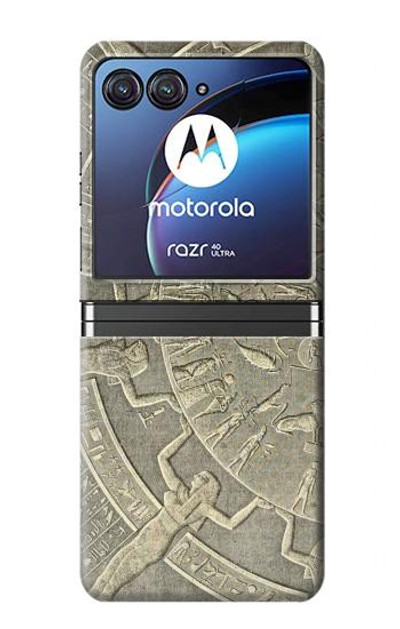 S3396 Dendera Zodiac Ancient Egypt Case Cover Custodia per Motorola Razr 40 Ultra