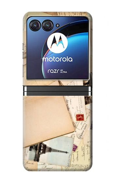 S3397 Postcards Memories Case Cover Custodia per Motorola Razr 40 Ultra