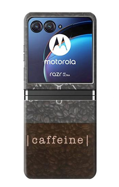 S3475 Caffeine Molecular Case Cover Custodia per Motorola Razr 40 Ultra