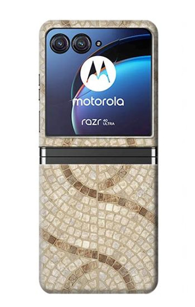 S3703 Mosaic Tiles Case Cover Custodia per Motorola Razr 40 Ultra