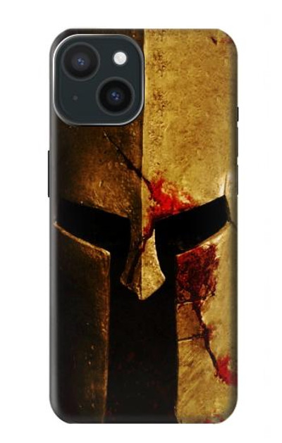 S2439 Warrior Spartan Helmet Case Cover Custodia per iPhone 15