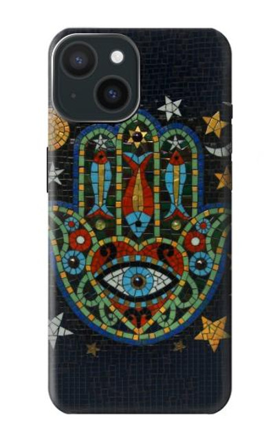 S3175 Hamsa Hand Mosaics Case Cover Custodia per iPhone 15