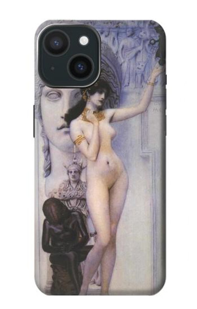 S3353 Gustav Klimt Allegory of Sculpture Case Cover Custodia per iPhone 15