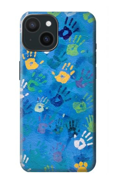 S3403 Hand Print Case Cover Custodia per iPhone 15