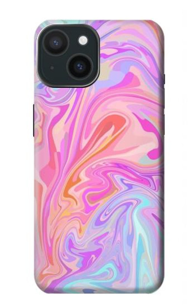 S3444 Digital Art Colorful Liquid Case Cover Custodia per iPhone 15