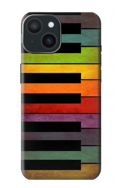 S3451 Colorful Piano Case Cover Custodia per iPhone 15