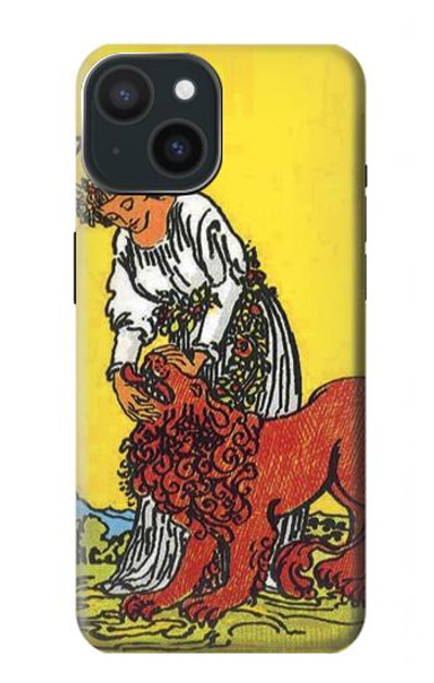 S3458 Strength Tarot Card Case Cover Custodia per iPhone 15