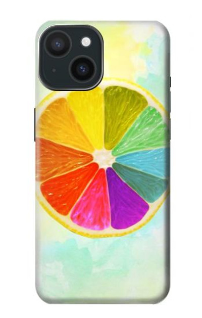 S3493 Colorful Lemon Case Cover Custodia per iPhone 15