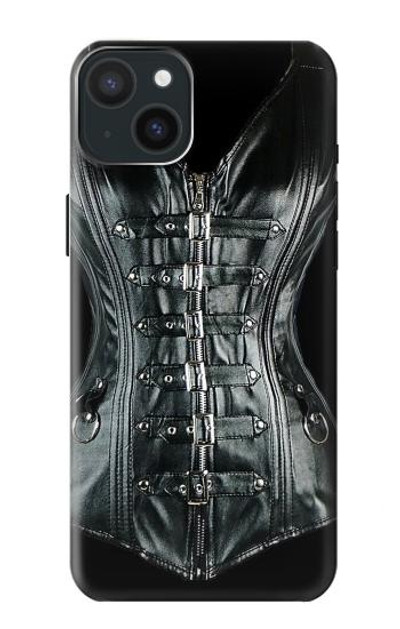 S1639 Gothic Corset Black Case Cover Custodia per iPhone 15 Plus
