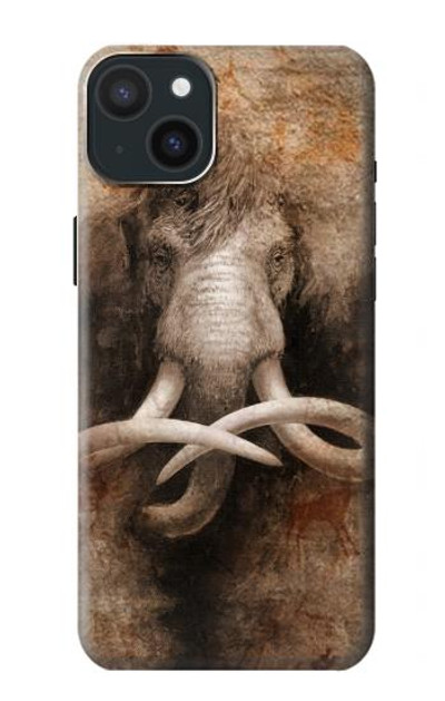 S3427 Mammoth Ancient Cave Art Case Cover Custodia per iPhone 15 Plus