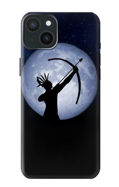 S3489 Indian Hunter Moon Case Cover Custodia per iPhone 15 Plus