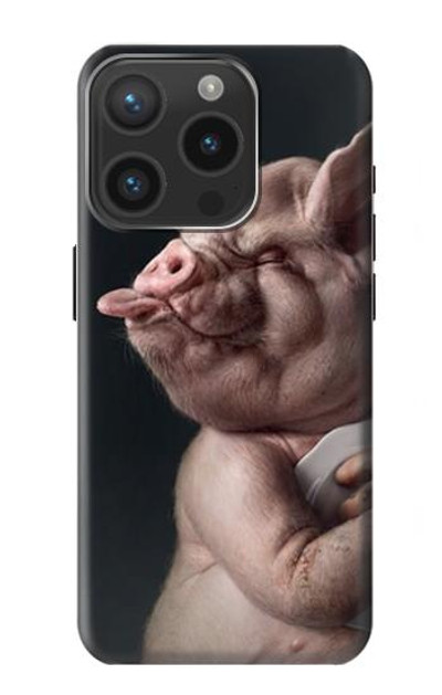 S1273 Crazy Pig Case Cover Custodia per iPhone 15 Pro