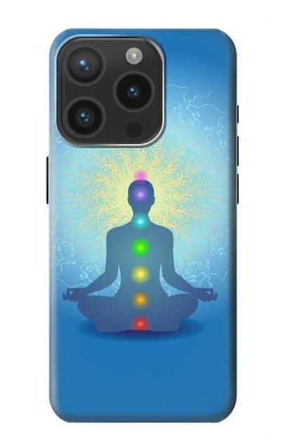 S2295 Bhuddha Aura Chakra Balancing Healing Case Cover Custodia per iPhone 15 Pro