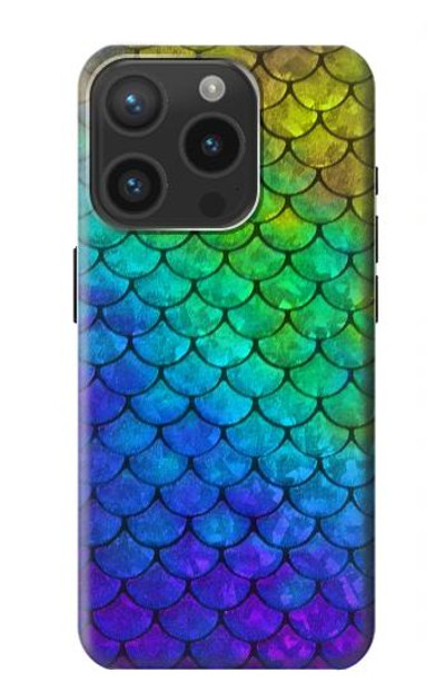 S2930 Mermaid Fish Scale Case Cover Custodia per iPhone 15 Pro