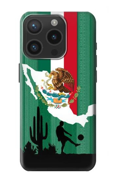 S2994 Mexico Football Soccer Case Cover Custodia per iPhone 15 Pro