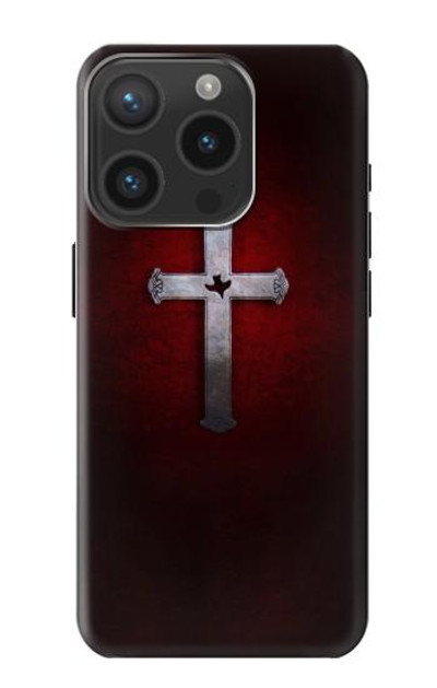 S3160 Christian Cross Case Cover Custodia per iPhone 15 Pro