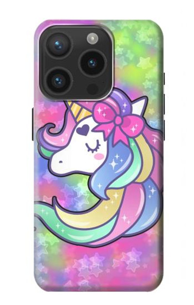 S3264 Pastel Unicorn Case Cover Custodia per iPhone 15 Pro