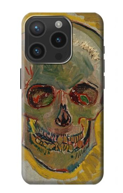S3359 Vincent Van Gogh Skull Case Cover Custodia per iPhone 15 Pro