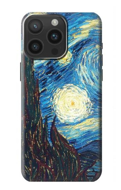 S0582 Van Gogh Starry Nights Case Cover Custodia per iPhone 15 Pro Max