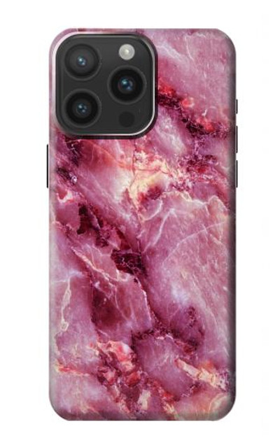 S3052 Pink Marble Graphic Printed Case Cover Custodia per iPhone 15 Pro Max