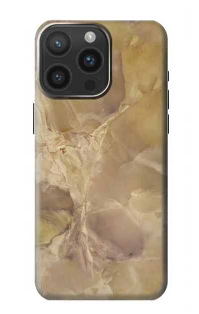 S3240 Yellow Marble Stone Case Cover Custodia per iPhone 15 Pro Max