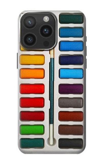 S3243 Watercolor Paint Set Case Cover Custodia per iPhone 15 Pro Max