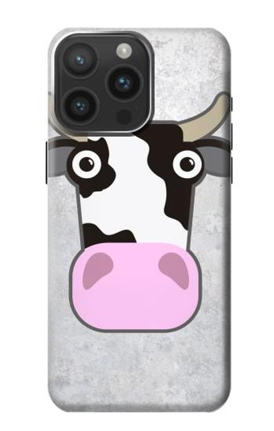 S3257 Cow Cartoon Case Cover Custodia per iPhone 15 Pro Max